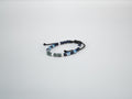 Coco shell bracelet with dyed bead accents alternate view