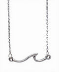Open Wave Pendant Necklace